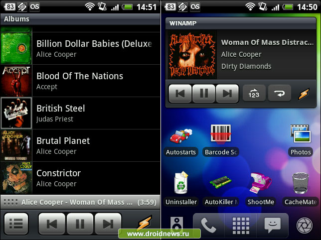 WinAmp Mobile