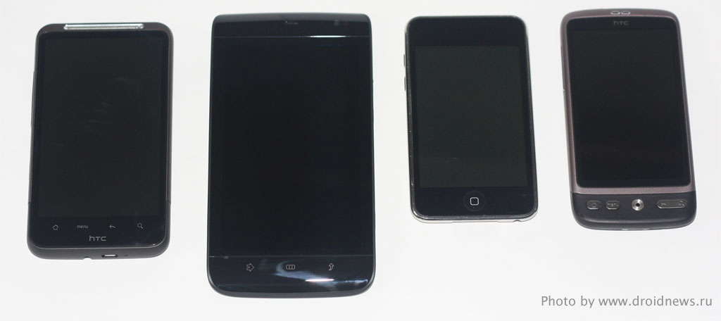 HTC Desire HD, Dell Streak 5", Apple iPod touch 3G, HTC Desire HTC Desire HD, Dell Streak 5", Apple iPod touch 3G, HTC Desire