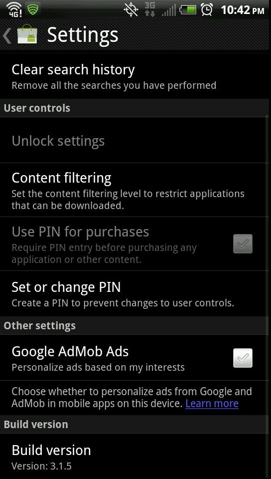 Google Market 3.1.5 Google Market 3.1.5