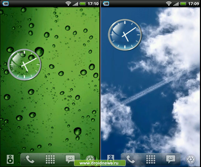 Glass Clock Widget Glass Clock Widget