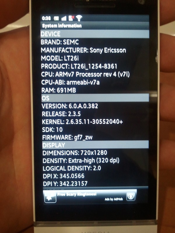 Xperia Arc HD/Nozomi Xperia Arc HD/Nozomi