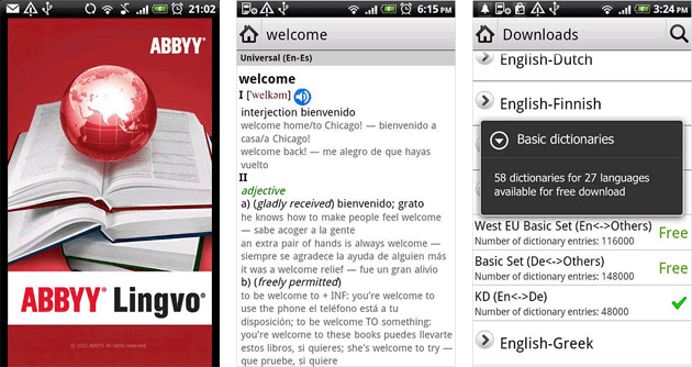 Lingvo для Android Lingvo для Android