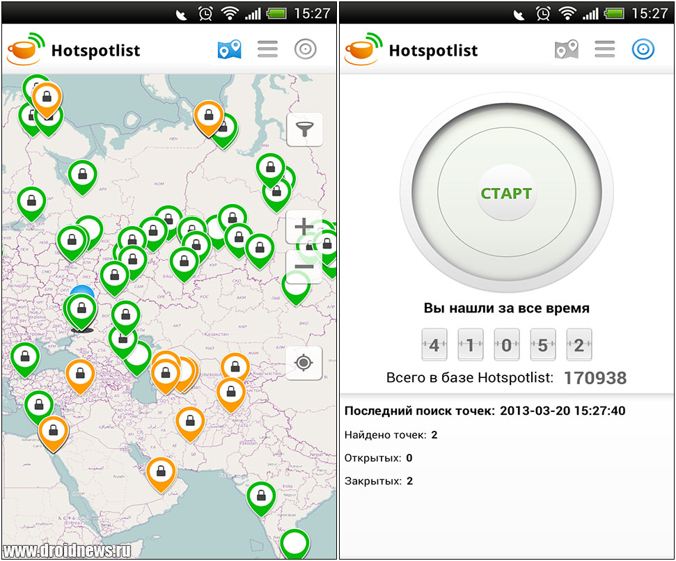 Hotspotlist