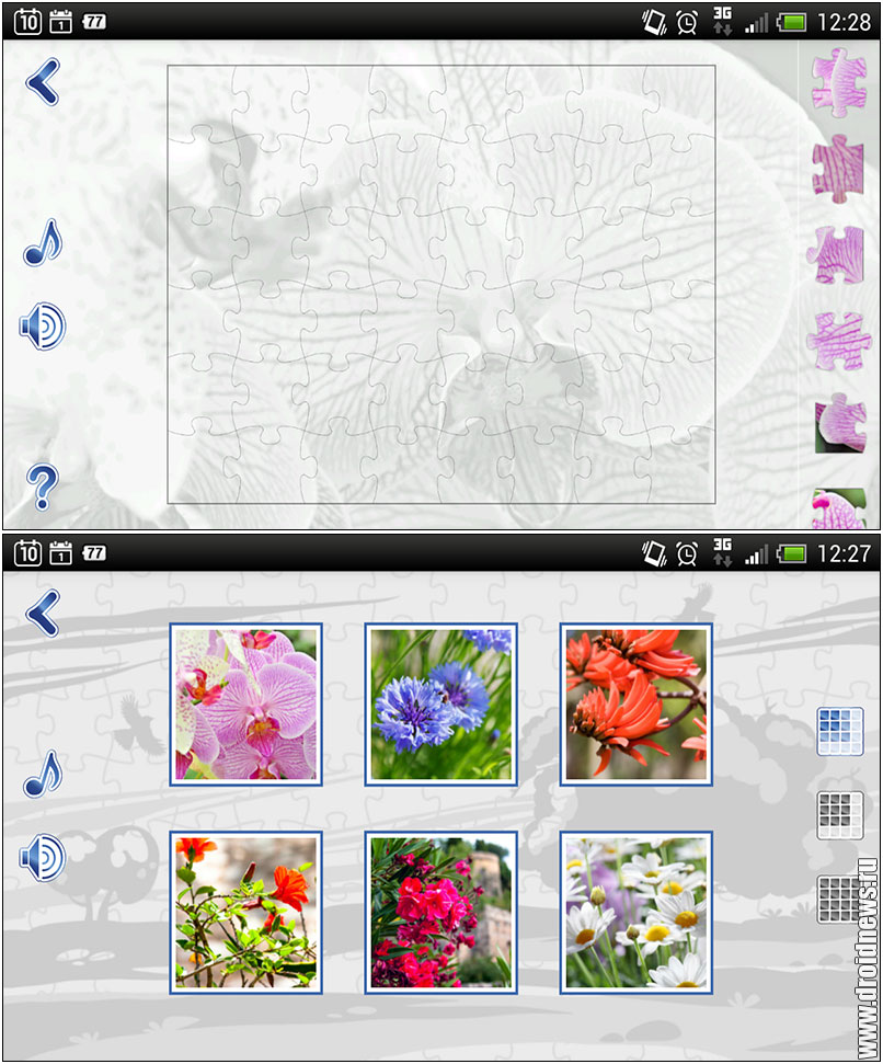 Паззлы природа
