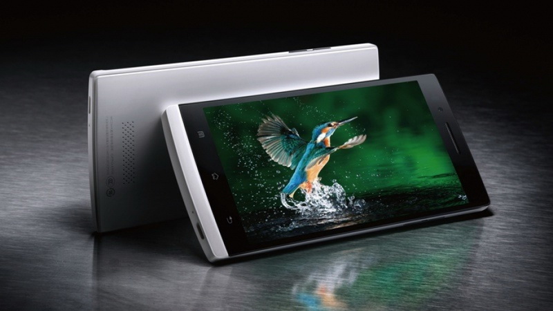 Фронтальный вид OPPO Find 5