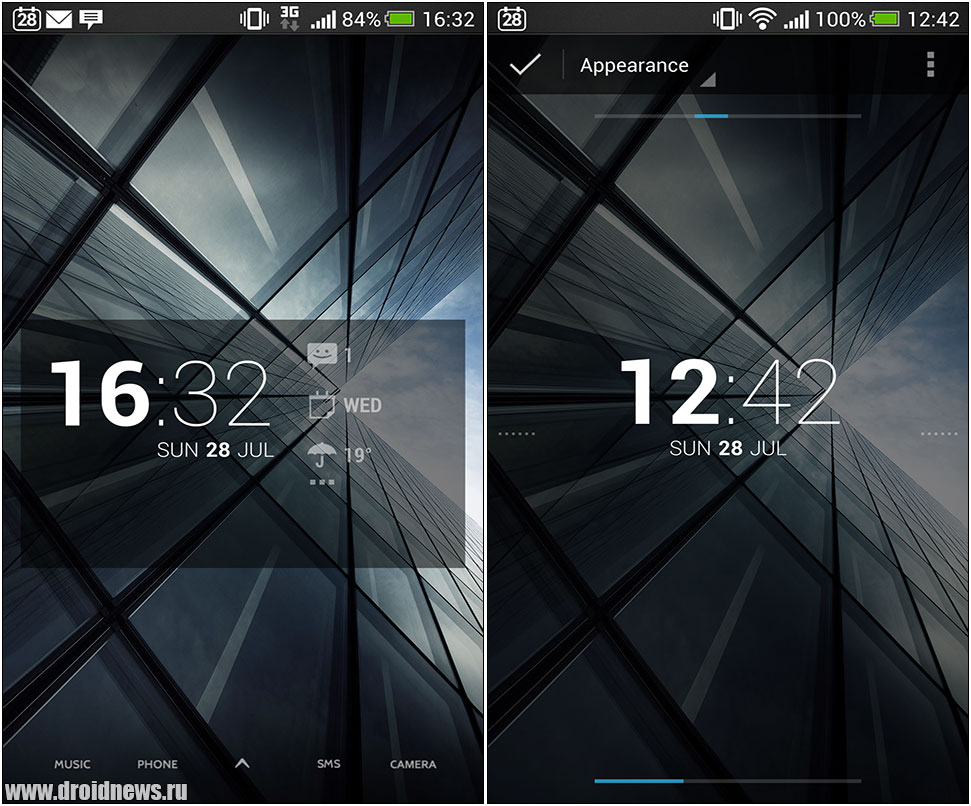 Dash Clock Widget