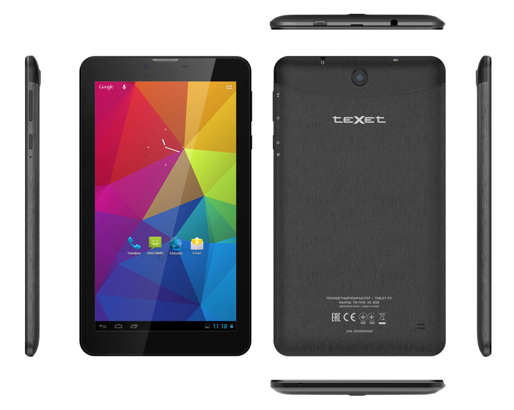 teXet NaviPad Dual SIM