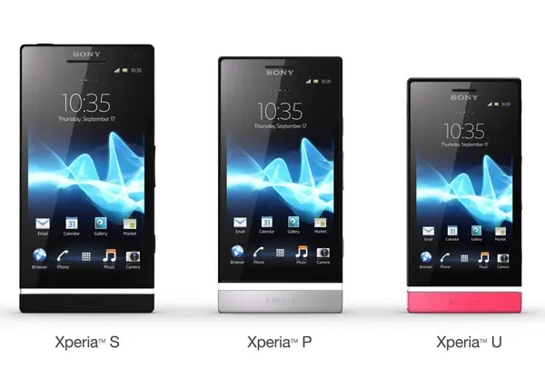 Sony Xperia S, Sony Xperia P, Sony Xperia U Sony Xperia S, Sony Xperia P, Sony Xperia U