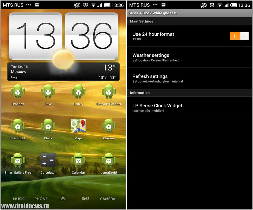 Sense 4 Clock Sense 4 Clock