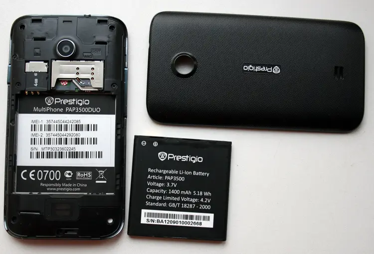 Prestigio MultiPhone 3500 Duo Prestigio MultiPhone 3500 Duo