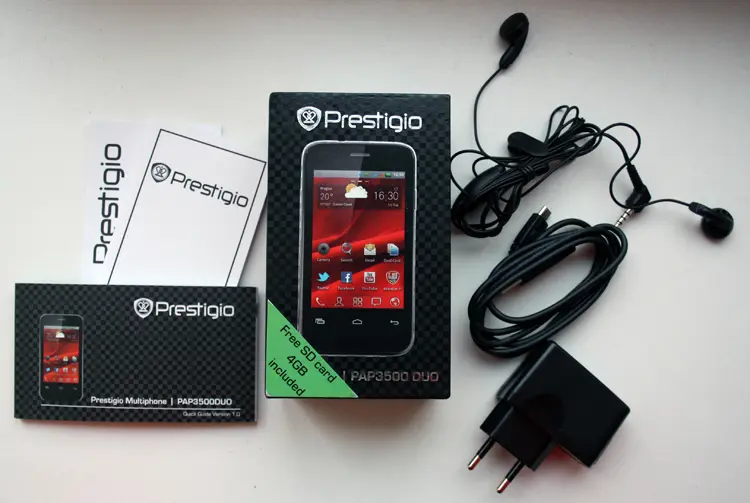 Prestigio MultiPhone 3500 Duo Prestigio MultiPhone 3500 Duo